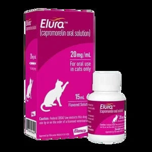 Elura (Capromorelin) Oral Solution 15 mL — supplied packaging reference (H9)