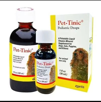Pet-Tinic Pediatric Drops — supplied packaging reference (S5)